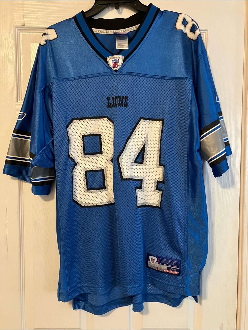 Detroit Lions Tai Streets #84 Football NFL Reebok Jersey Adult Medium